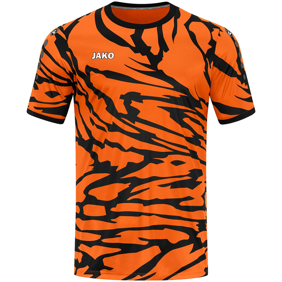 Shirt Animal KM - Fluo oranje/zwart