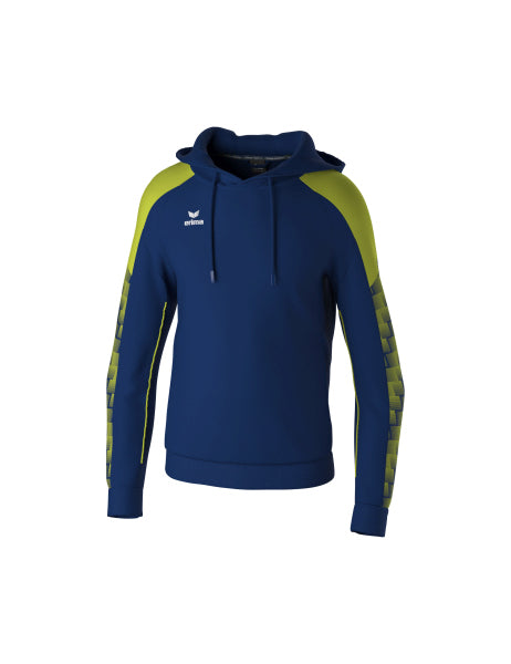 Erima - Evo Star Sweatshirt Met Capuchon - New Navy/Lime