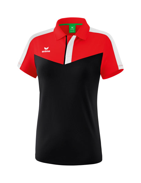 Erima - Squad Polo - Rood/Zwart/Wit