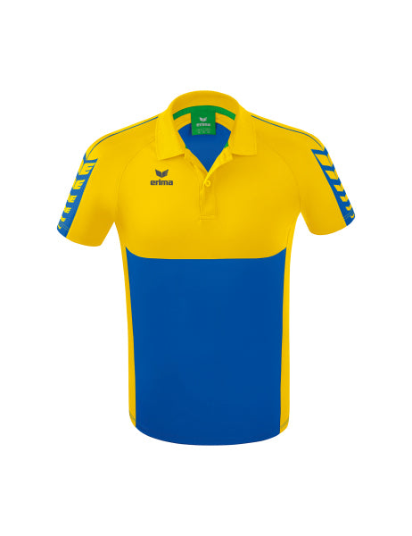 Erima - Six Wings Polo - New Royal/Geel