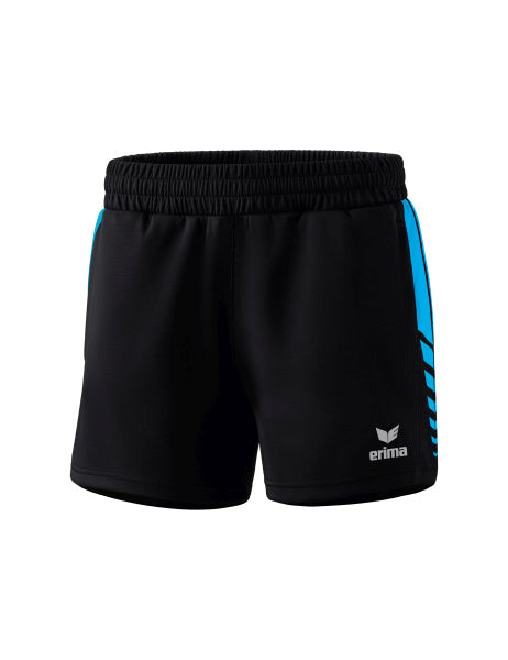 Erima - Six Wings Worker Short - Zwart/Curacao