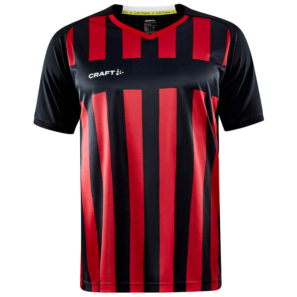 Craft - Progress 2.0 Stripe Jersey M - Black/Bright Red