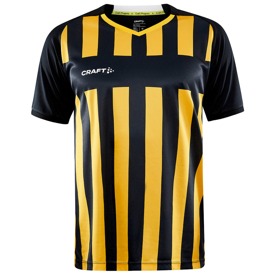 Craft - Progress 2.0 Stripe Jersey M - Black/Sweden Yellow