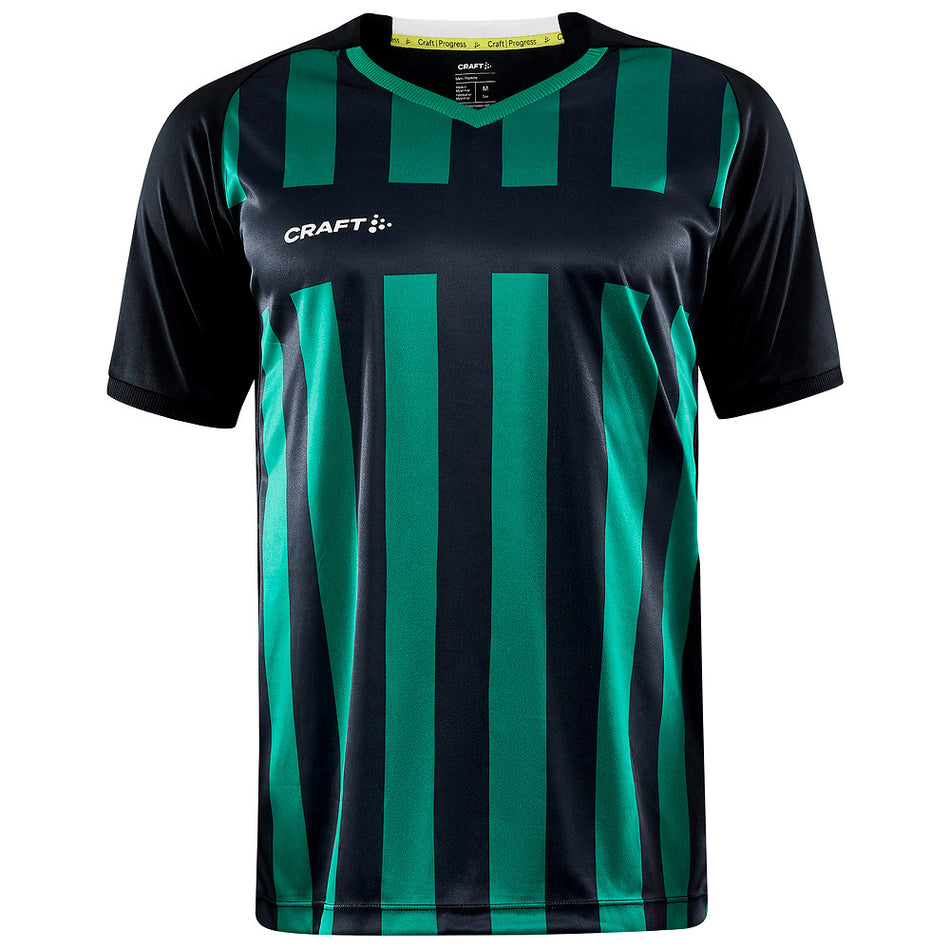 Craft - Progress 2.0 Stripe Jersey M - Black/Team Green