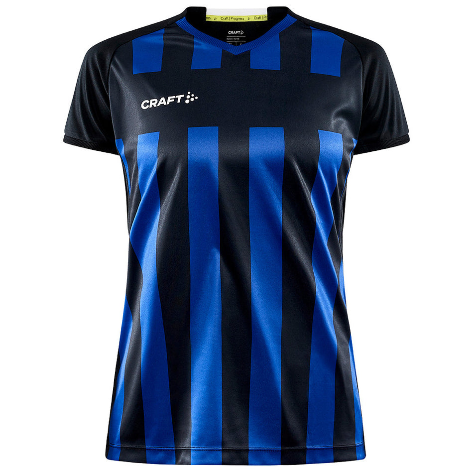 Craft - Progress 2.0 Stripe Jersey W - Black/Club Cobolt