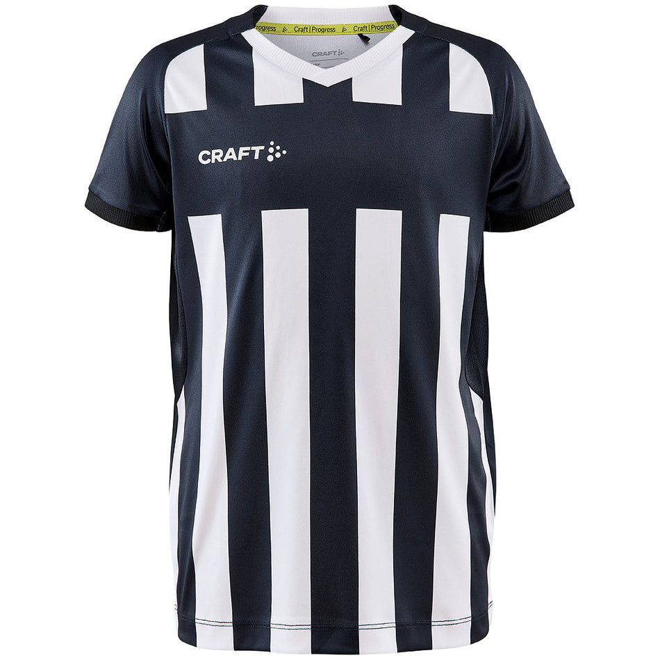 Craft - Progress 2.0 Stripe Jersey Jr - Black/White