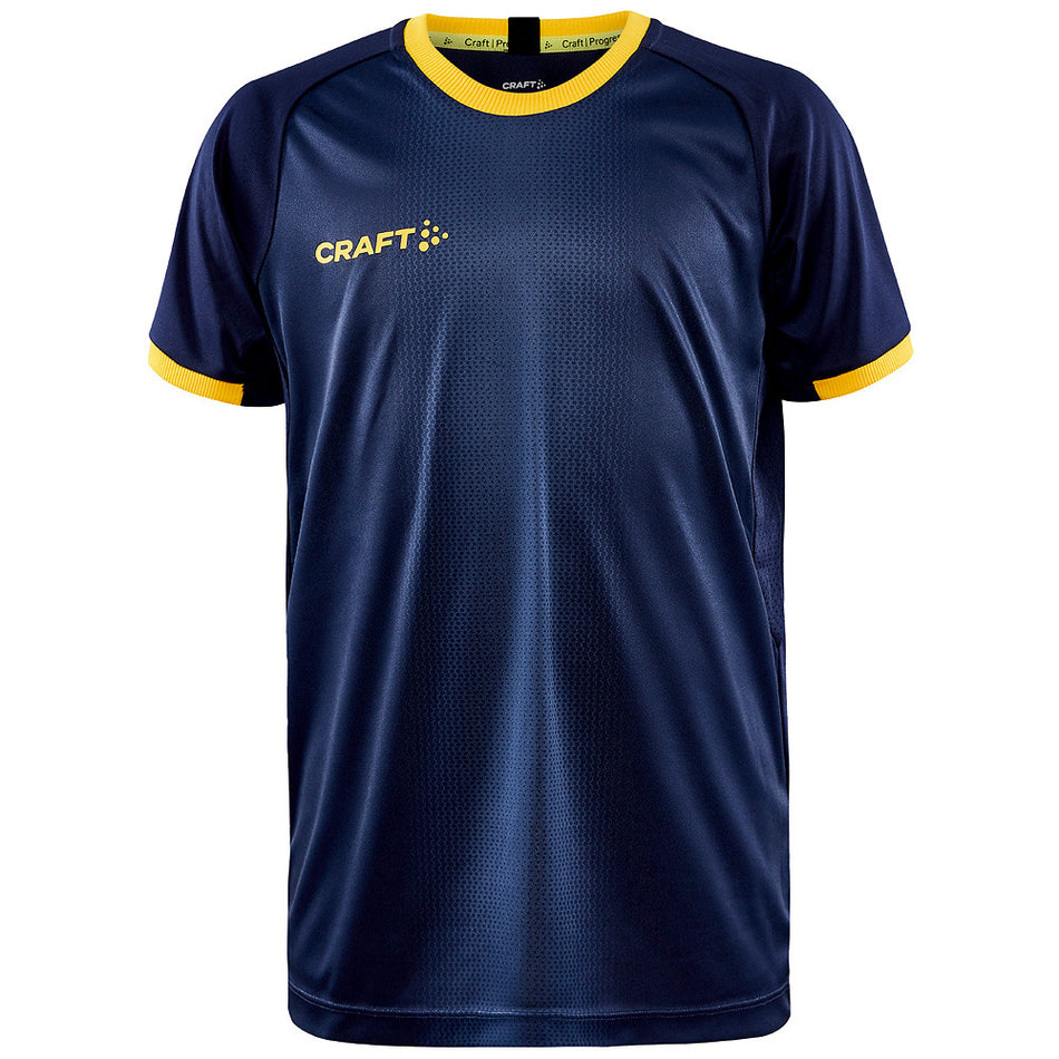 Craft - Progress 2.0 Graphic Jersey Jr - Navy/Sweden Yellow