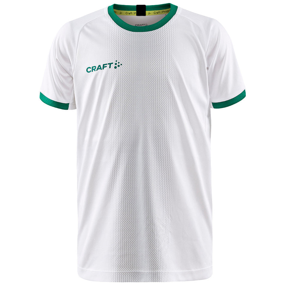 Craft - Progress 2.0 Graphic Jersey Jr - White/Teamgreen