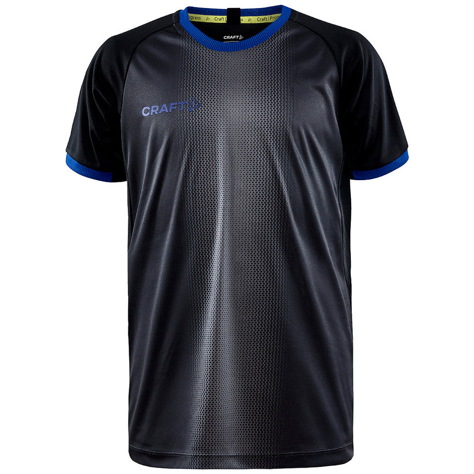 Craft - Progress 2.0 Graphic Jersey Jr - Black/Club Cobolt