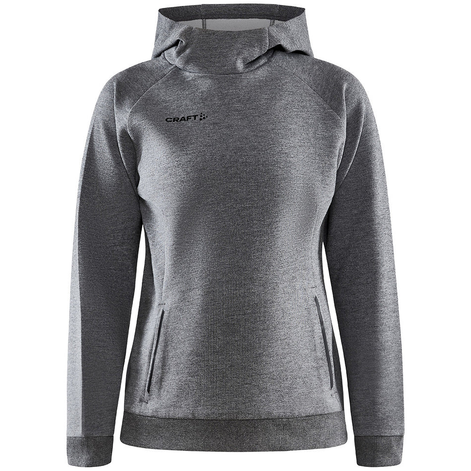 Craft - Core Soul Hood Sweatshirt W - Dk Grey Melange