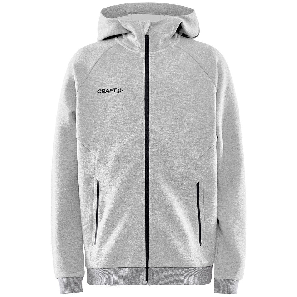 Craft - Core Soul Full Zip Hood Jr - Grey Melange