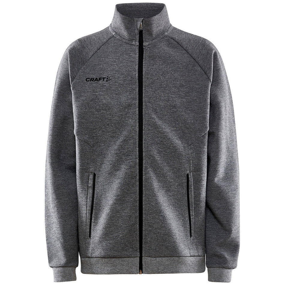 Craft - Core Soul Full Zip Jkt Jr - Dk Grey Melange