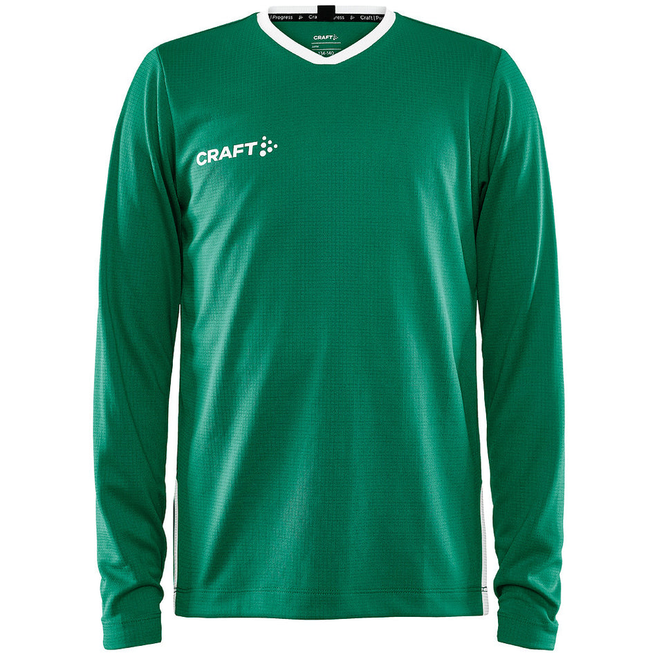 Craft - Progress Ls Basket Jersey Jr - Team Green