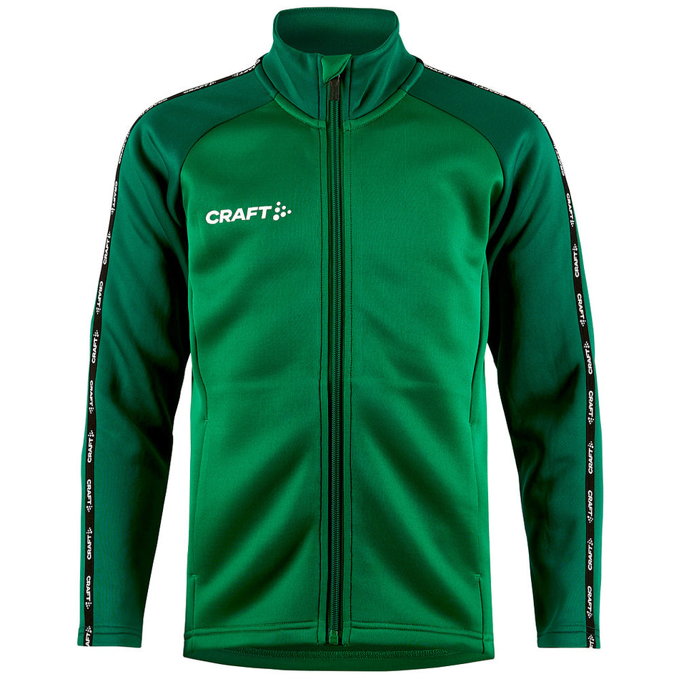 Craft - Squad 2.0 Full Zip Jr - Team Green-Ivy