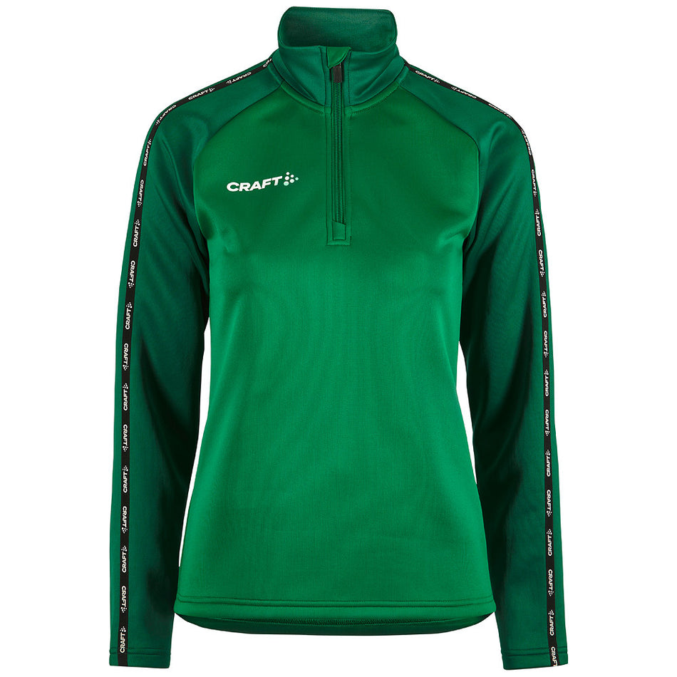 Craft - Squad 2.0 Half Zip W - Team Green-Ivy