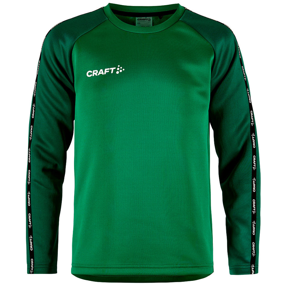 Craft - Squad 2.0 Crewneck Jr - Team Green-Ivy