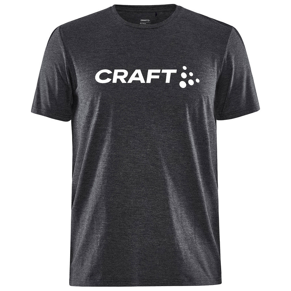 Craft - Community Logo Ss Tee M - Black-Melange