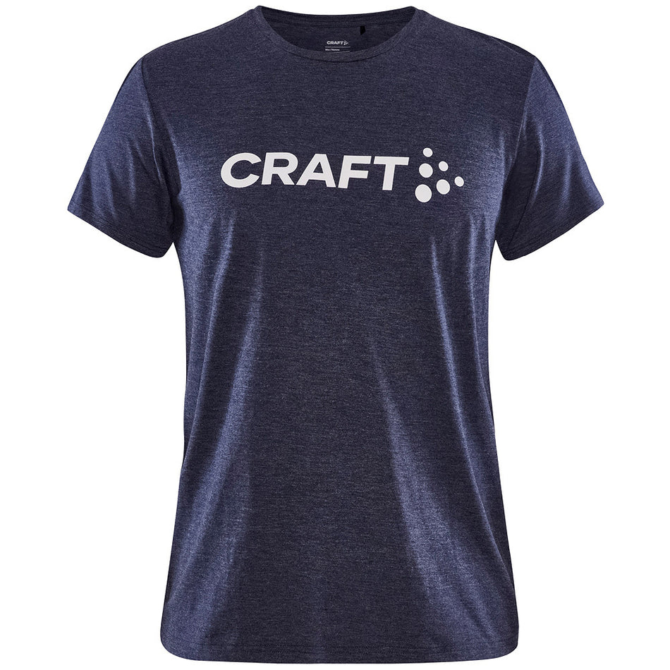 Craft - Community Logo Ss Tee W - Navy-Melange