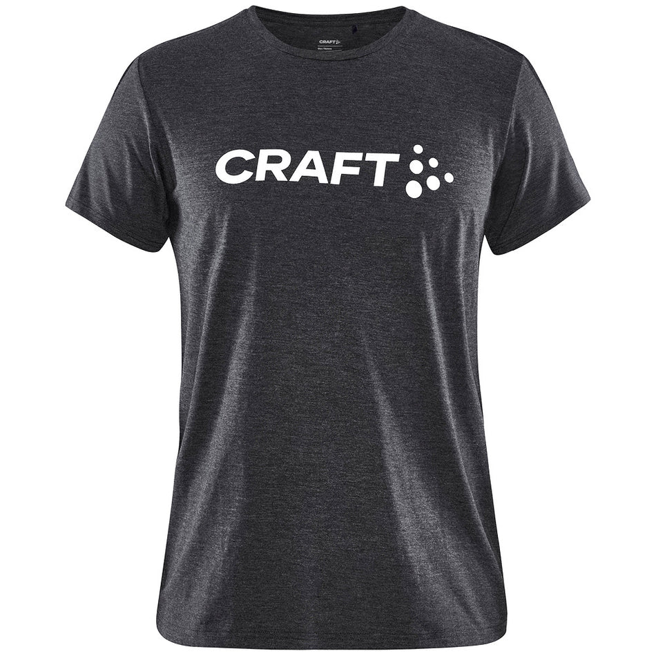 Craft - Community Logo Ss Tee W - Black-Melange