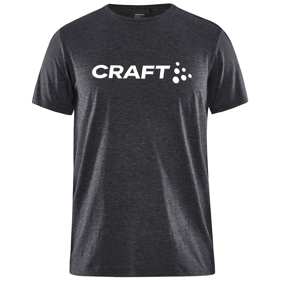 Craft - Community Logo Ss Tee Jr - Black-Melange