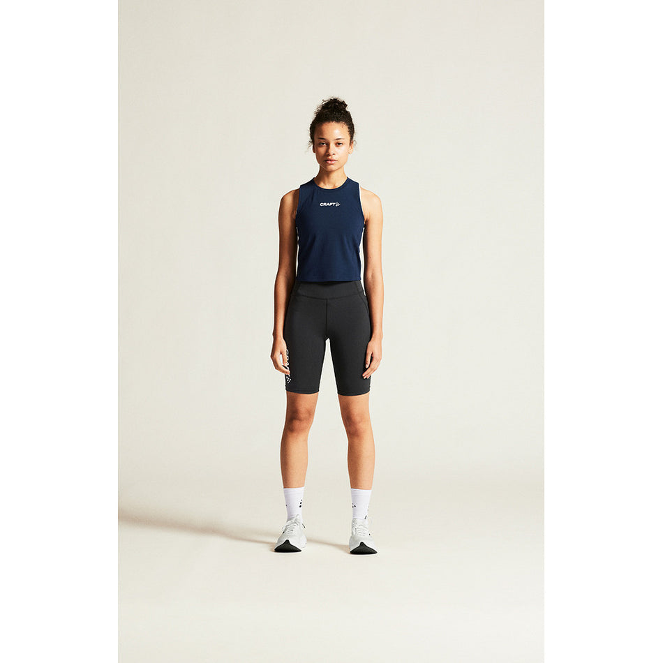 Craft - Rush 2.0 Crop Singlet W - Navy