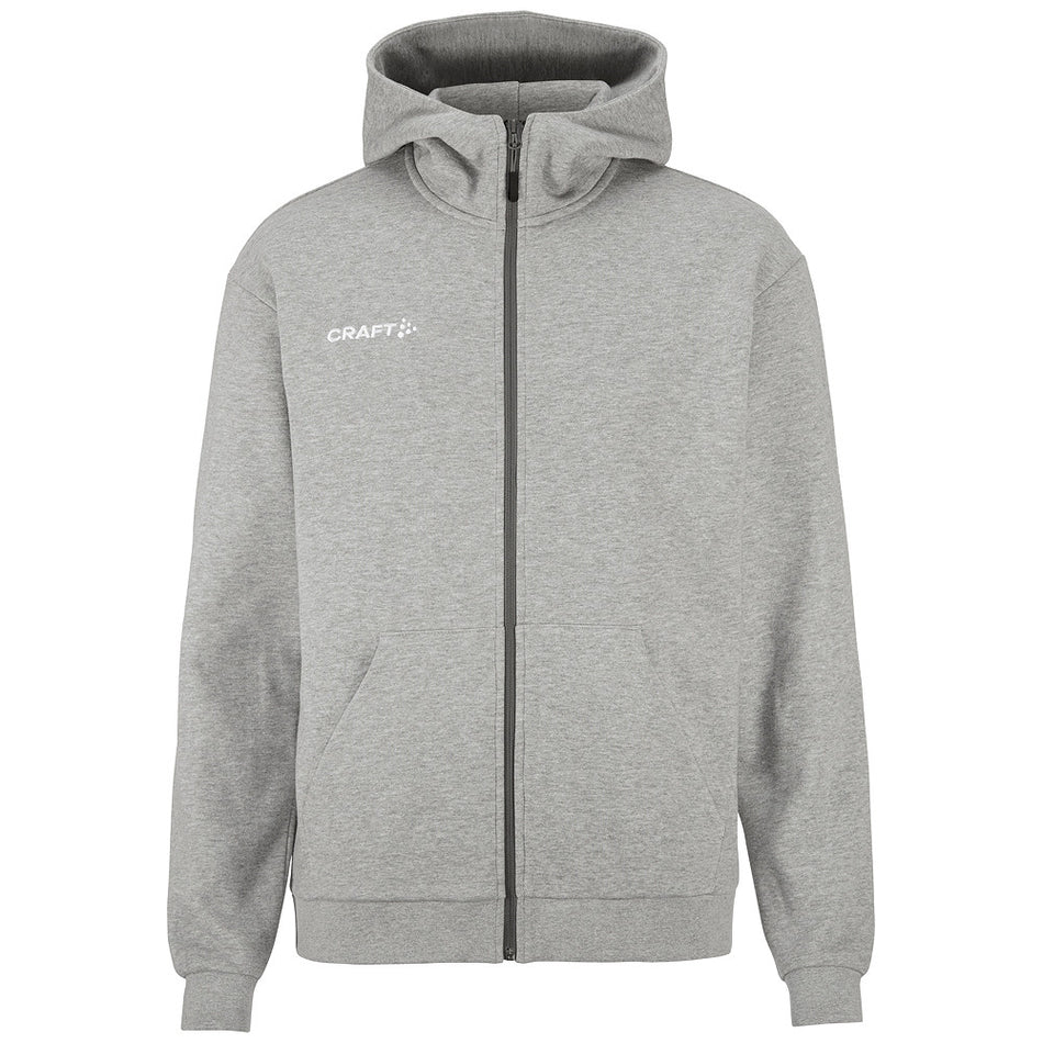 Craft - Community 2.0 Fz Hoodie M - Grey Melange