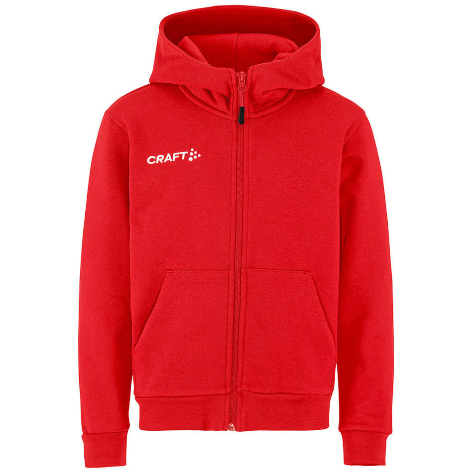 Craft - Community 2.0 Fz Hoodie Jr - Bright Red