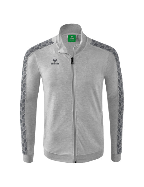 Erima - Essential Team Tracktop Jack - Licht Grey Melange/Slate Grey