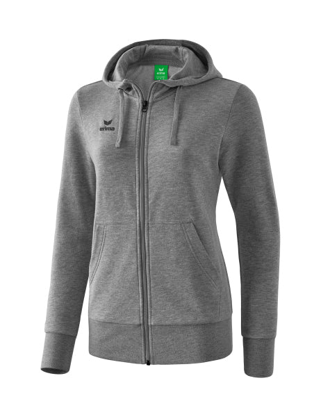 Erima - Sweatjack Met Capuchon - Grey Melange