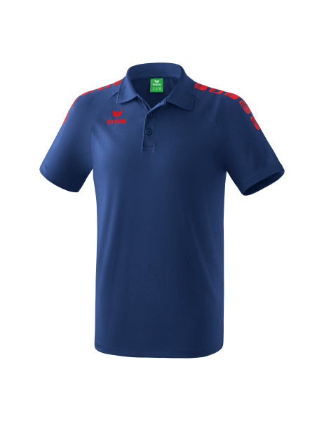 Erima - Essential 5-C Polo - New Navy/Rood