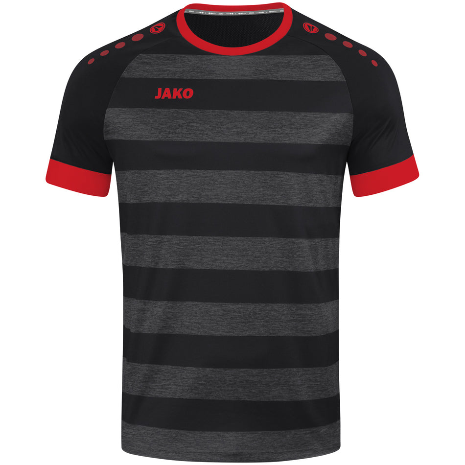 Jako - Shirt Celtic Melange Km - Zwart/Sportrood