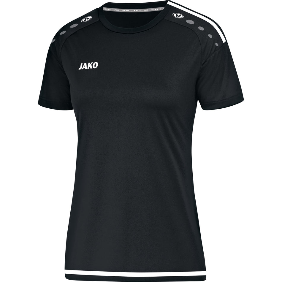 Jako - Shirt Striker 2.0 Km Dames - Zwart/Wit