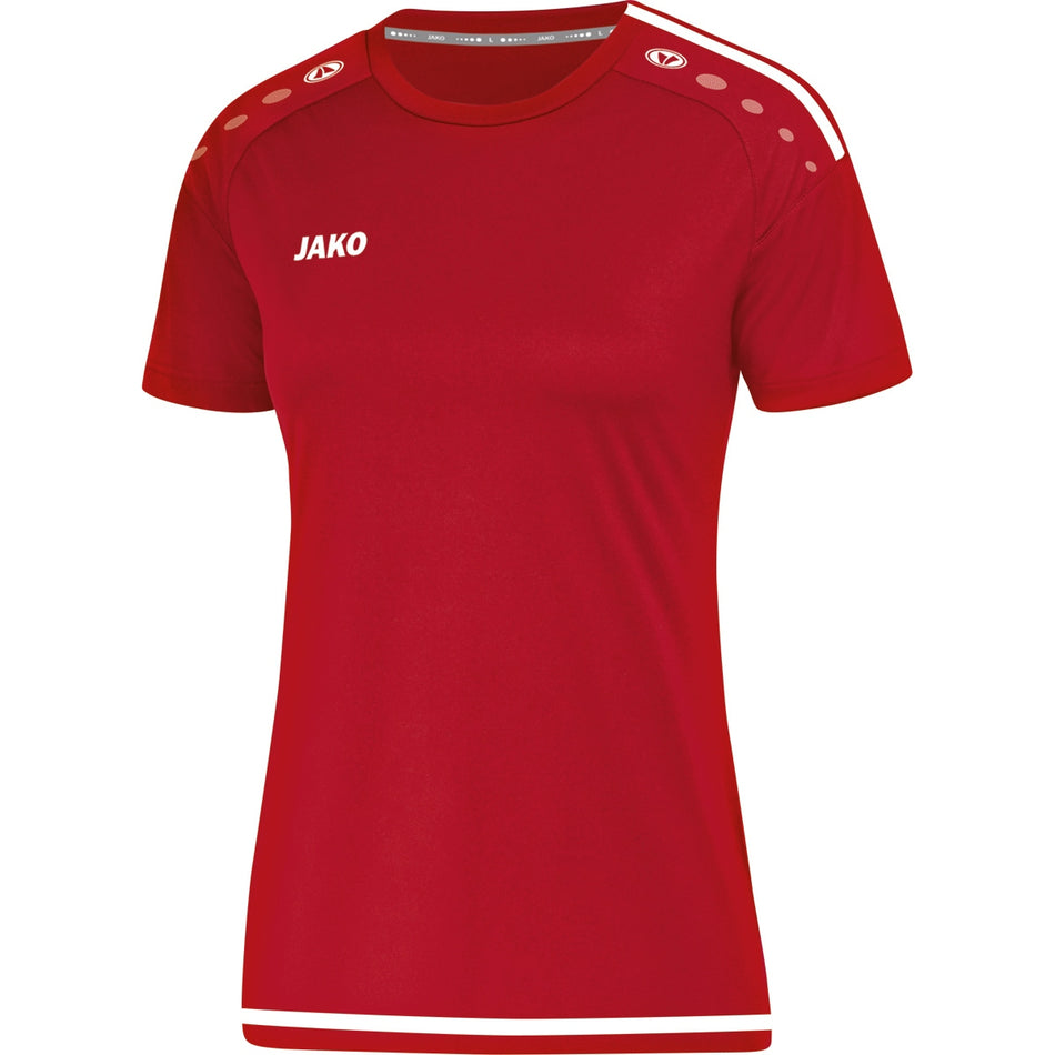 Jako - Shirt Striker 2.0 Km Dames - Chilirood/Wit