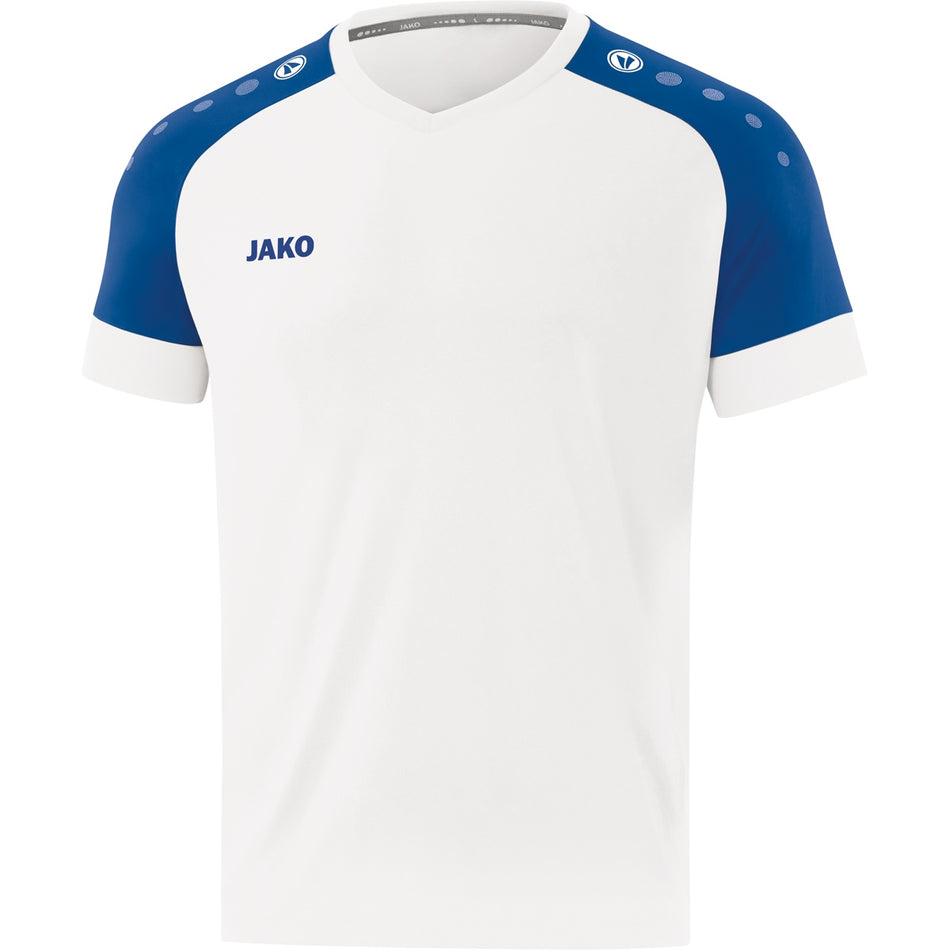 Jako - Shirt Champ 2.0 Km - Wit/Sportroyal