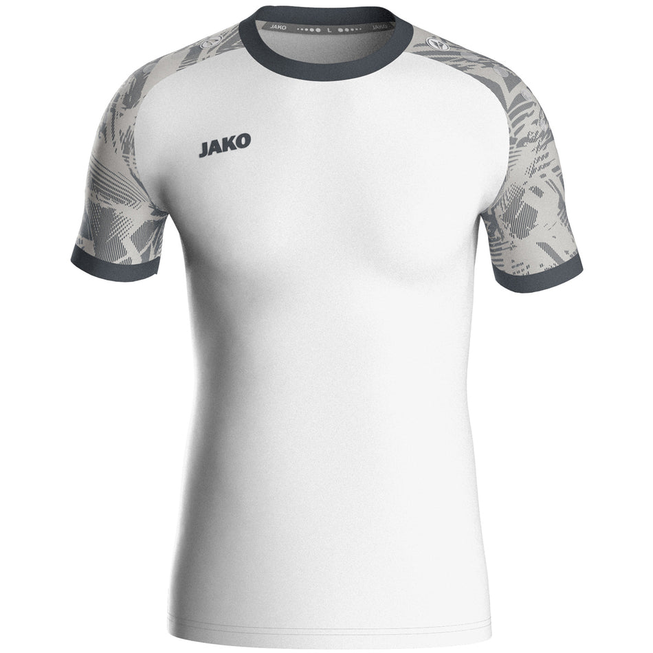 Jako - Shirt Iconic Km - Wit/Zachtgrijs/Antra Light