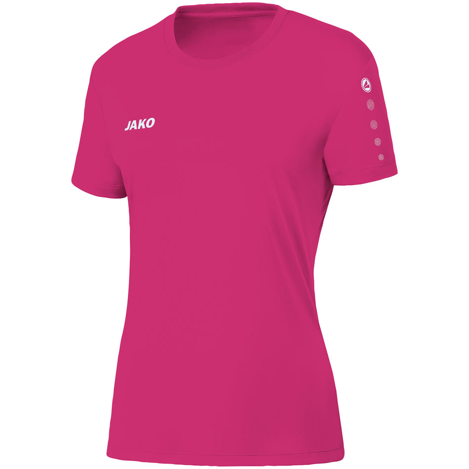 Jako - Shirt Team Km Damesmaten - Deep Pink