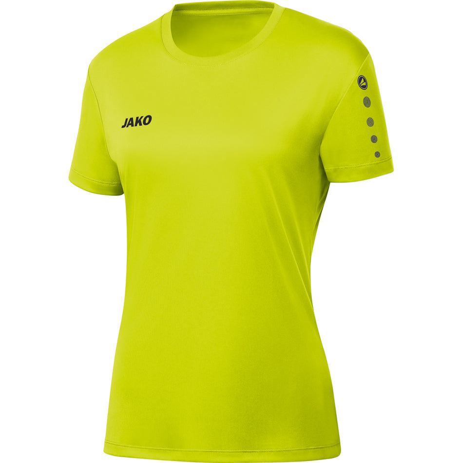 Jako - Shirt Team Km Damesmaten - Lime