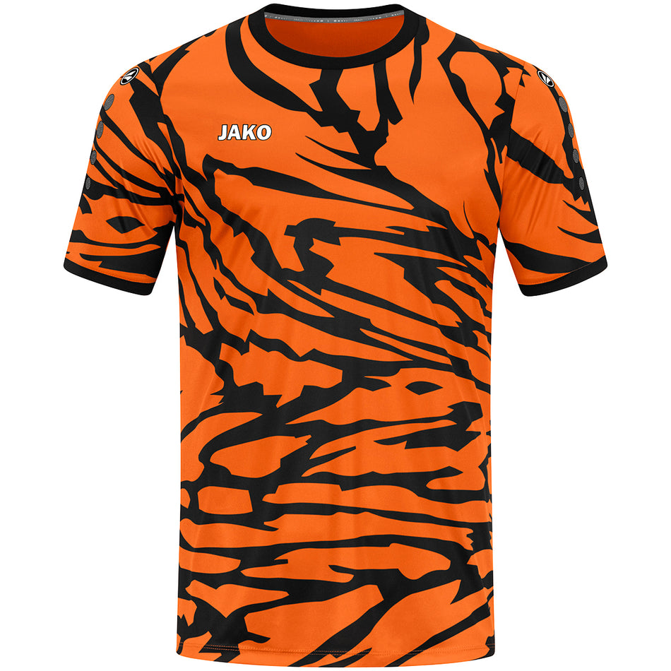 Jako - Shirt Animal Km - Fluo Oranje/Zwart