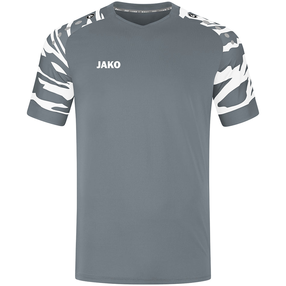 Jako - Shirt Wild Km - Steengrijs/Wit