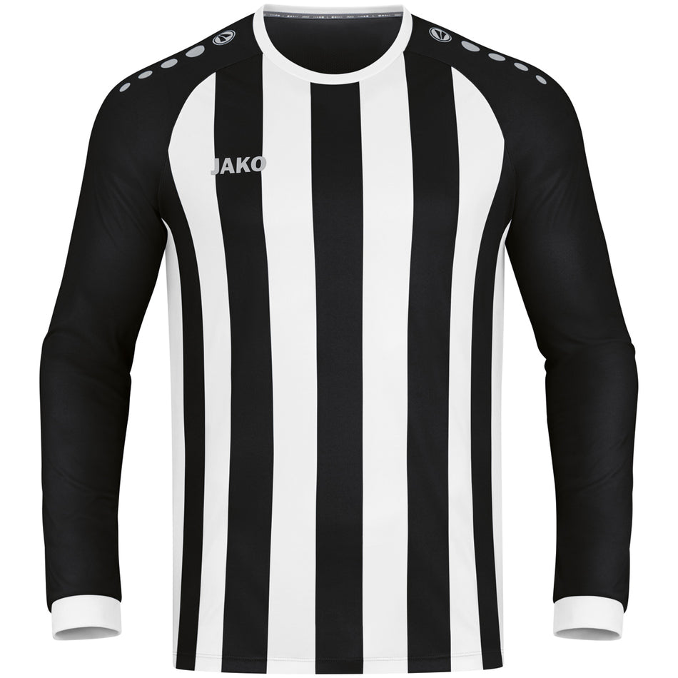 Jako - Shirt Inter Lm - Zwart/Wit/Zilver