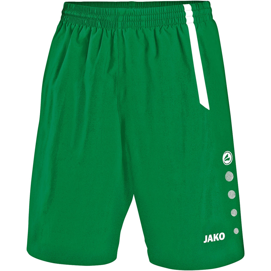 Jako - Short Turin - Sportgroen/Wit