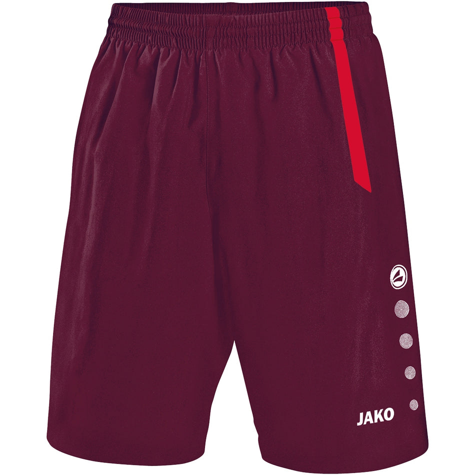 Jako - Short Turin - Donkerkastanje/Sportrood