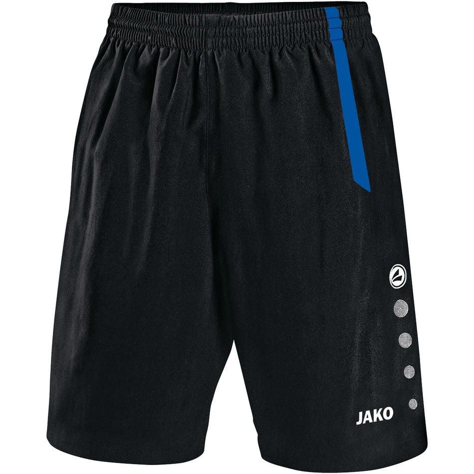 Jako - Short Turin - Zwart/Sportroyal