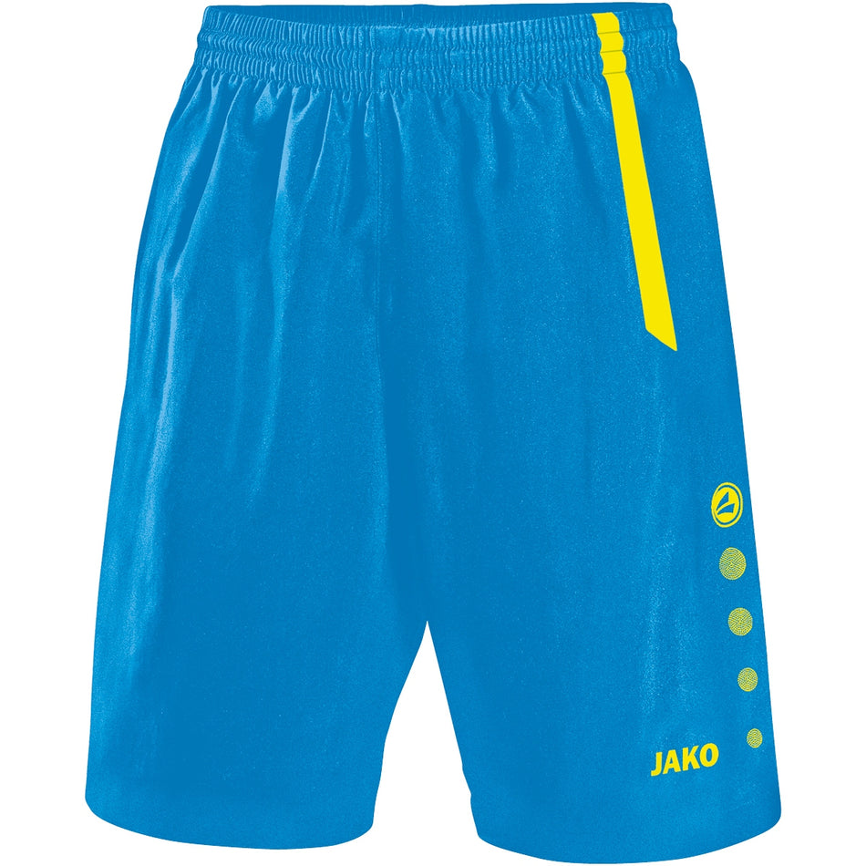 Jako - Short Turin - Jako-Blauw/Fluogeel