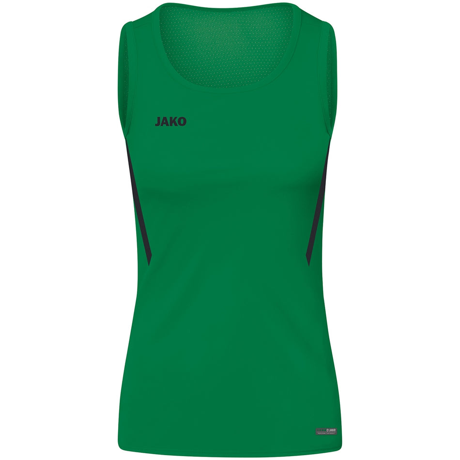 Jako - Tanktop Challenge - Sportgroen/Zwart