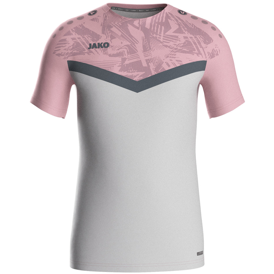 Jako - T-Shirt Iconic - Zachtgrijs/Dusky Pink/Anthra Light