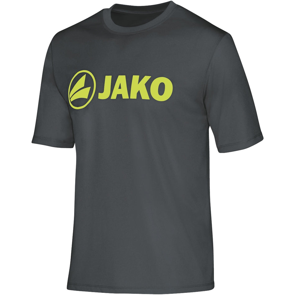 Jako - Functioneel Shirt Promo - Antraciet/Lime