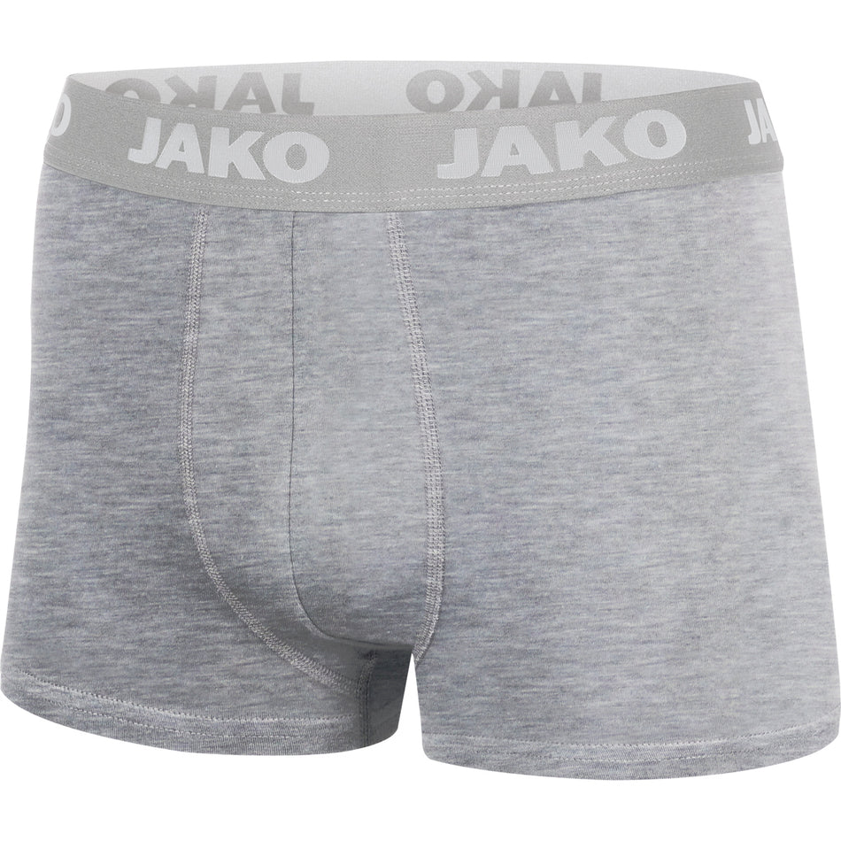 Jako - Boxershort Basic - 2-Pack - Grijs Gemeleerd