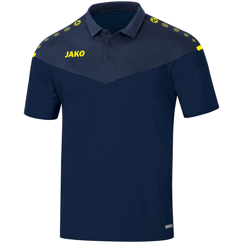 Jako - Polo Champ 2.0 - Marine/Donkerblauw/Fluogeel