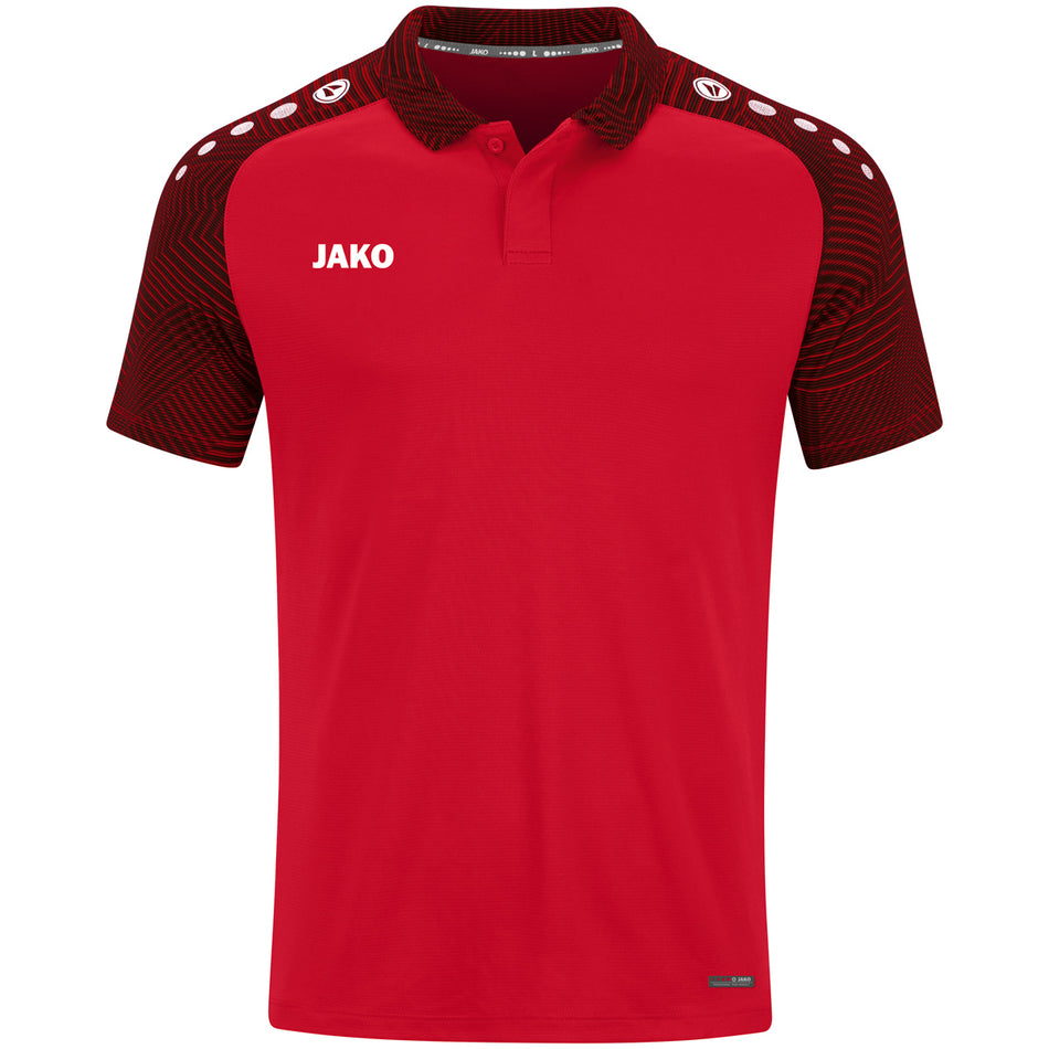 Jako - Polo Performance - Rood/Zwart